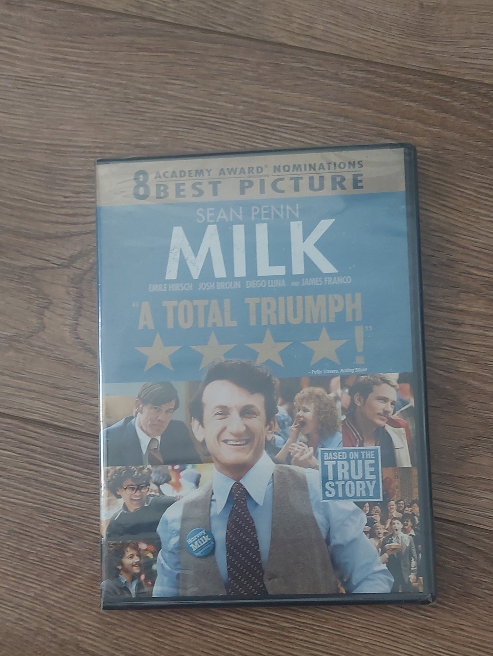 Sony MILK DVD Blue and Gold Cover
